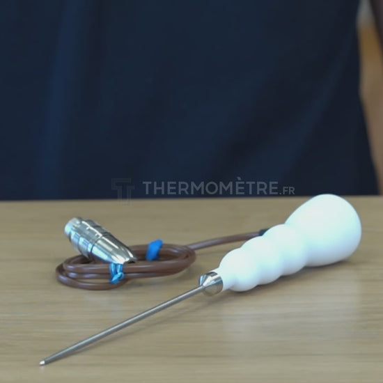 Vidéo explicative de la Sonde de pénétration étanche de type T pour thermomètre Therma 22 Plus